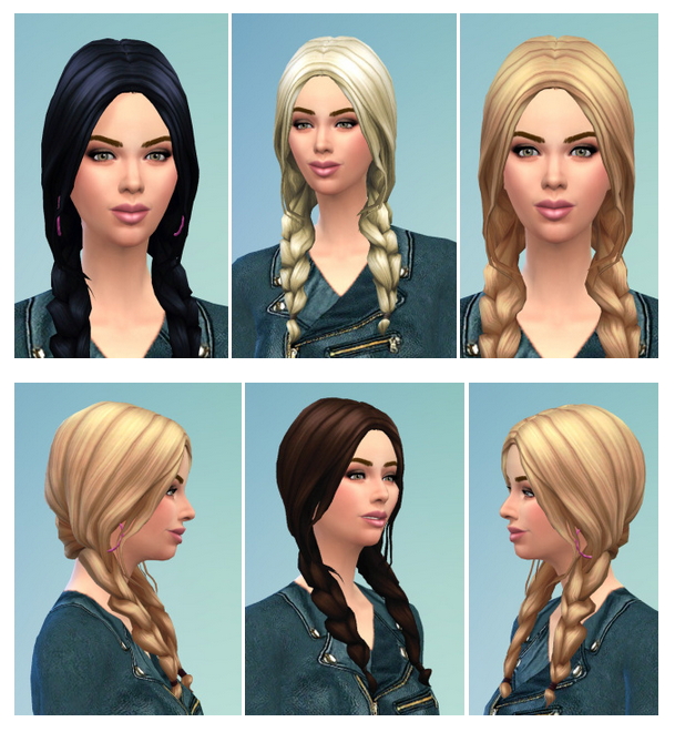 Sims 4 Braids for Her & Him at Birksches Sims Blog