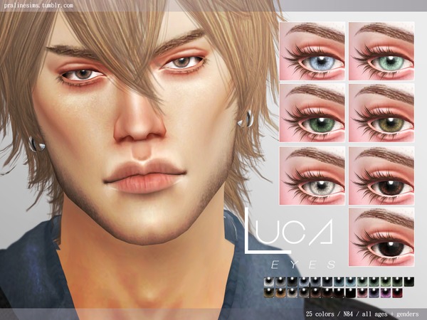 Sims 4 Luca Eyes N84 by Pralinesims at TSR