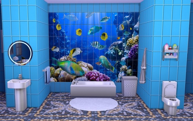 Sims 4 Underwater tiles by ihelen at ihelensims