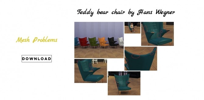 Sims 4 Massive Fail Page   Teddy Bear Chair at Meinkatz Creations