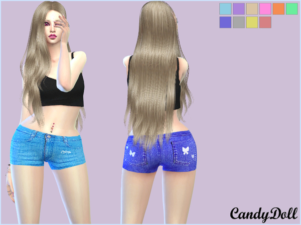 Sims 4 CandyDoll Diva Shorts by DivaDelic06 at TSR
