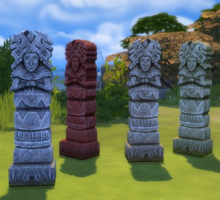 2 to 4 Unknown Ancient Leader Sculpture by BigUglyHag at SimsWorkshop