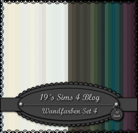 Wall colors Set 4 at 19 Sims 4 Blog