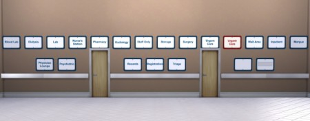 Basic Hospital Signs by eastwind580 at Mod The Sims