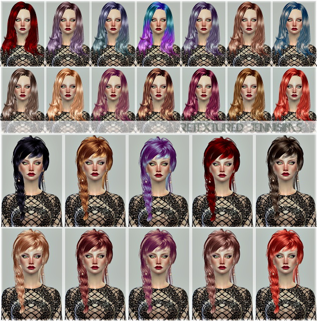 Sims 4 Newsea DiscoBall,Arterton,Newsea Bonnie,Sophie Hairs retextures at Jenni Sims