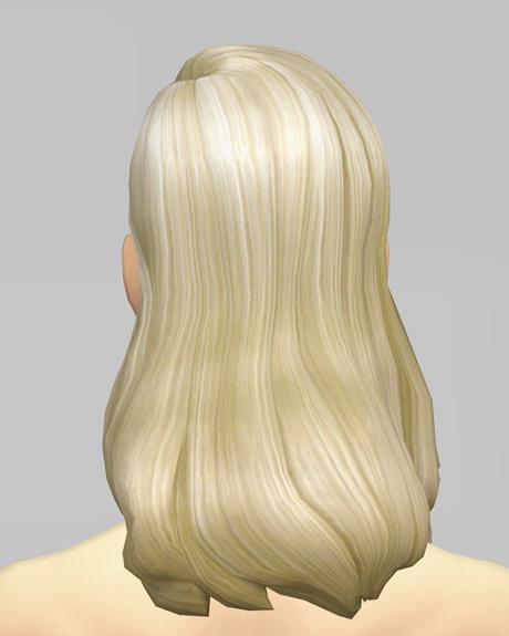 Sims 4 Long Wavy Classic Edit V2 F Hair at Rusty Nail
