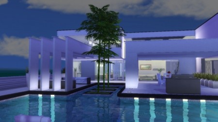 Modern Pure 1 house by Ramdhani at Mod The Sims