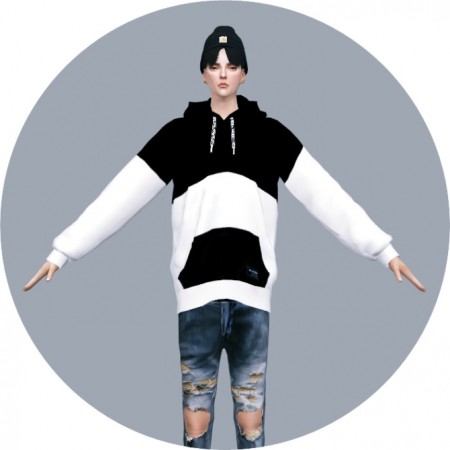 Male Hoodie at Marigold » Sims 4 Updates