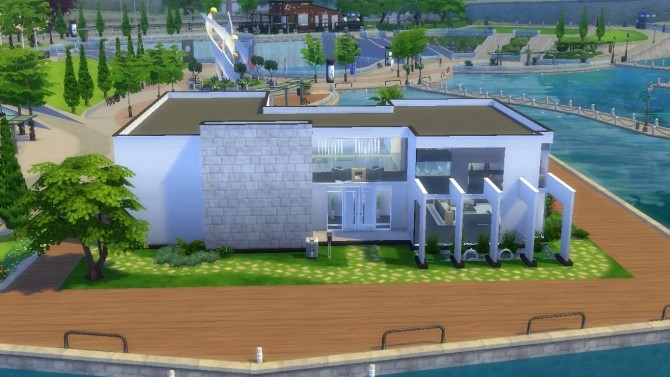 Sims 4 Modern Pure 1 house by Ramdhani at Mod The Sims