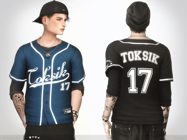 Sims 4 Strike Jersey by Toksik at TSR