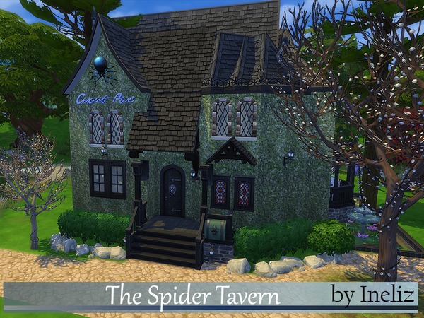 Sims 4 The Spider Tavern by Ineliz at TSR