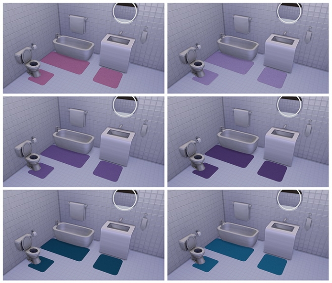 Bath Rugs By Deelitefulsimmer At Tsr Sims 4 Updates