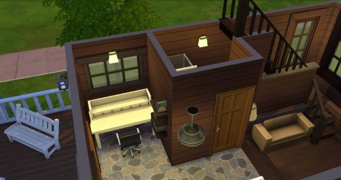 Sims 4 Tiny Split Level Starter by stfrancis at Mod The Sims