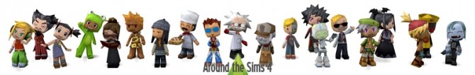 Sims 4 MySims Dolls as playable toys at Around the Sims 4
