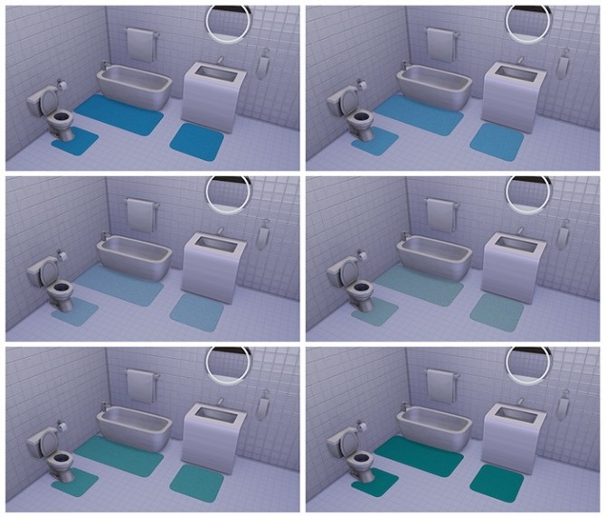 Sims 4 Bath Rugs by deelitefulsimmer at TSR