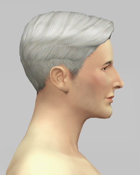 Sims 4 Short Preppy Combed Hair Edit M at Rusty Nail