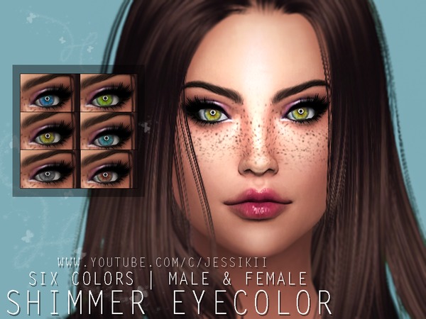 Sims 4 Shimmer Eyecolor by SenpaiSimmer at TSR