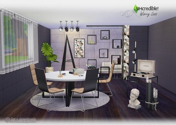 Sims 4 Worry Less set at SIMcredible! Designs 4