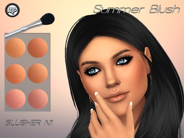 Sims 4 MP Summer Blush N1 by MartyP at TSR