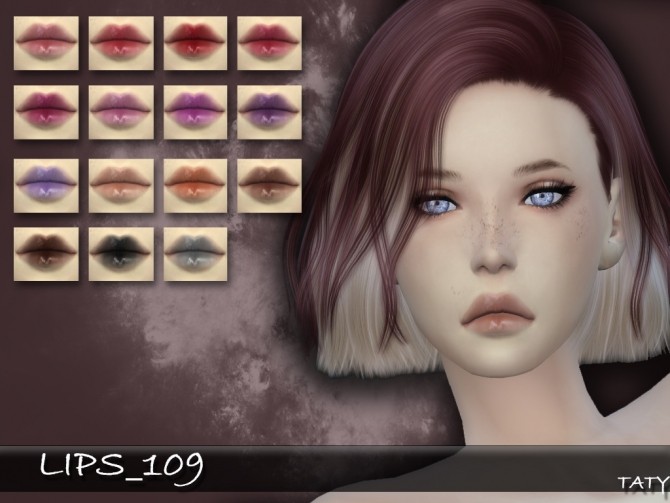Sims 4 Lips 109 by Taty at SimsWorkshop