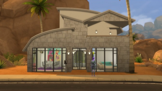 Sims 4 Agave Abode house by TheBritishSimmer1 at Mod The Sims