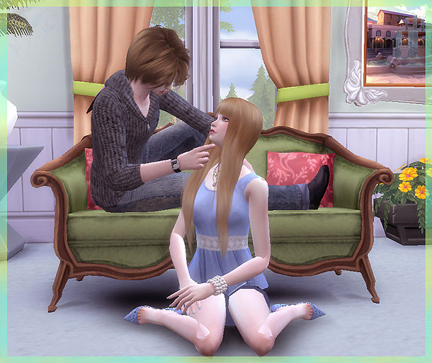 Sims 4 Couple poses at A luckyday
