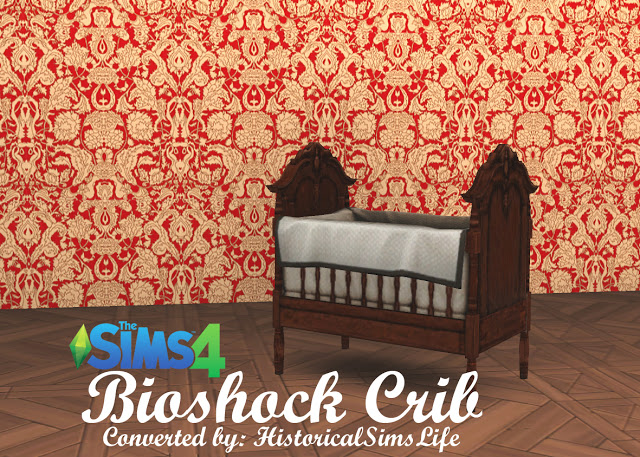 Sims 4 Bioshock Crib by Anni K at Historical Sims Life