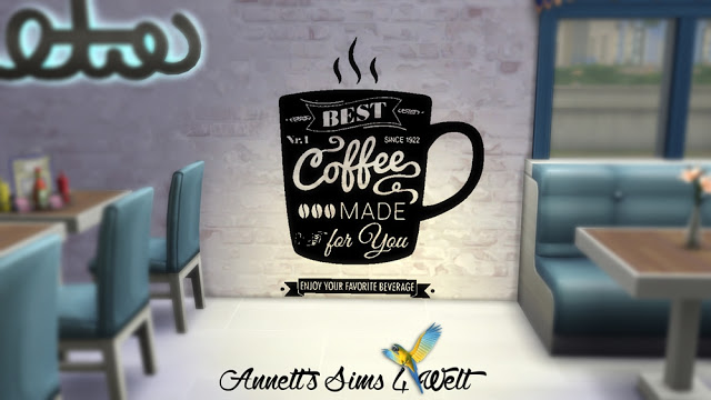 Sims 4 Wall Deco Coffee Tea Wine at Annett’s Sims 4 Welt