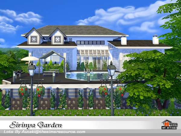 Sims 4 Sirinya Garden by autaki at TSR