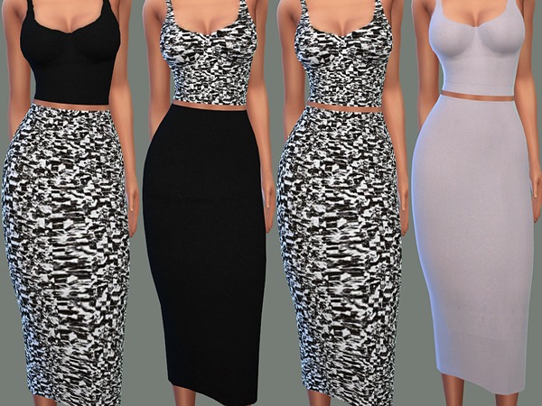 Sims 4 Tammy Dress by NataliMayhem at TSR