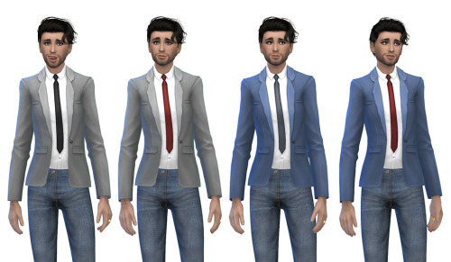 Sims 4 DineOut Stuff Male Suit Jacket and Tie Recolours at Julietoon – Julie J