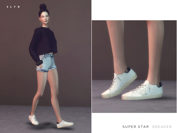 Sims 4 Super Star Sneakers by SLYD at TSR