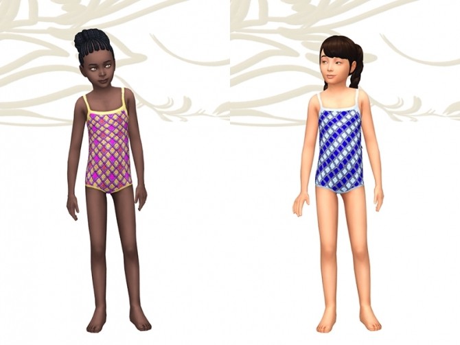 Sims 4 Swimsuit for girls by Fuyaya at Sims Artists