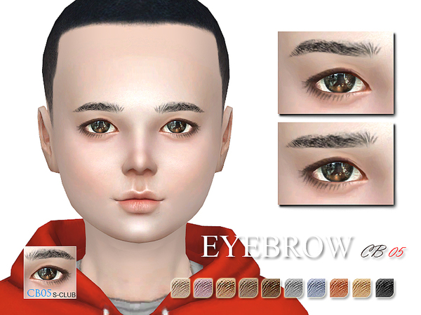 Sims 4 EyebrowsCB 05 by S Club WM at TSR