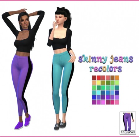 Skinny Jeans at Maimouth Sims4 » Sims 4 Updates