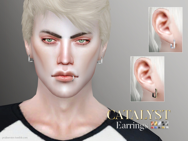 Sims 4 Catalyst Earrings by Pralinesims at TSR