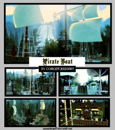 LIVERIA Pirate Boat at ConceptDesign97