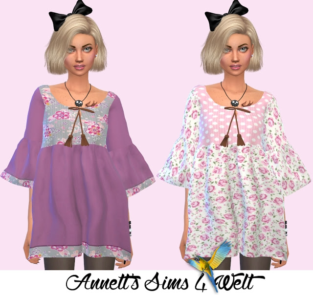 Marigold's Tassel Blouse Recolors at Annett’s Sims 4 Welt » Sims 4 Updates