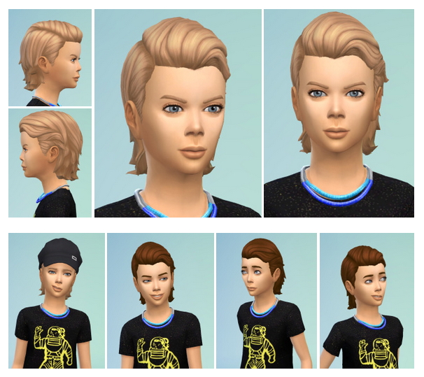 Sims 4 Slickback Hair for Boys at Birksches Sims Blog