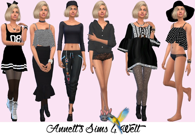 Sims 4 Model Fiona at Annett’s Sims 4 Welt