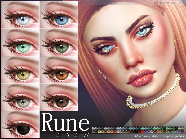 Sims 4 Rune Eyes N90 by Pralinesims at TSR