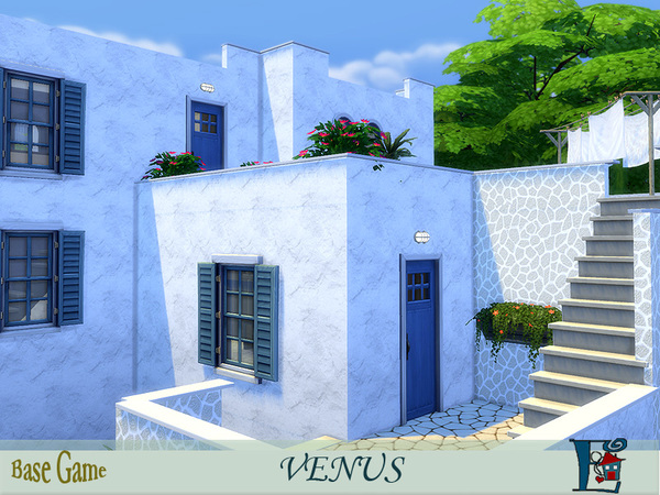 Sims 4 Venus Hellenic house by evi at TSR