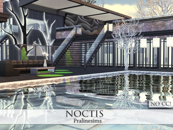 Sims 4 Noctis house by Pralinesims at TSR