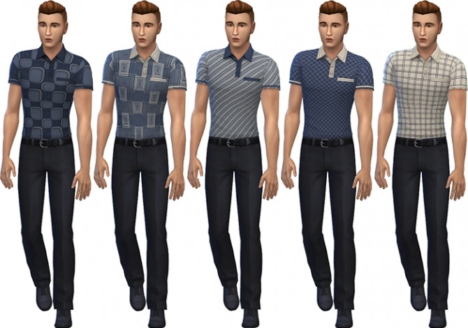 Sims 4 Dad Polos by deelitefulsimmer at SimsWorkshop