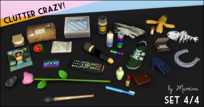 Sims 4 Clutter Crazy Part 4 Odds and Ends at Martine’s Simblr