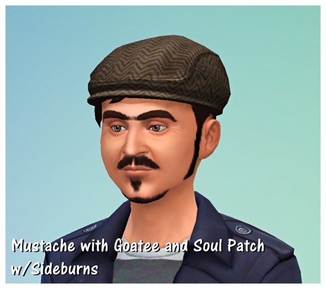 Sims 4 Discernibly Dashing Facial Hair Styles for Dudes at SimDoughnut