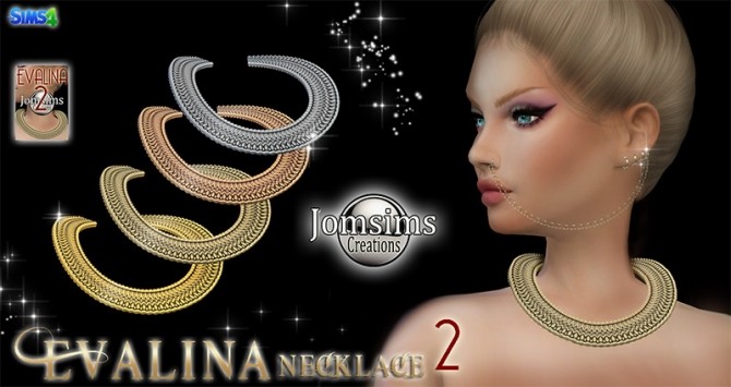 Sims 4 Evalina 2 necklace at Jomsims Creations