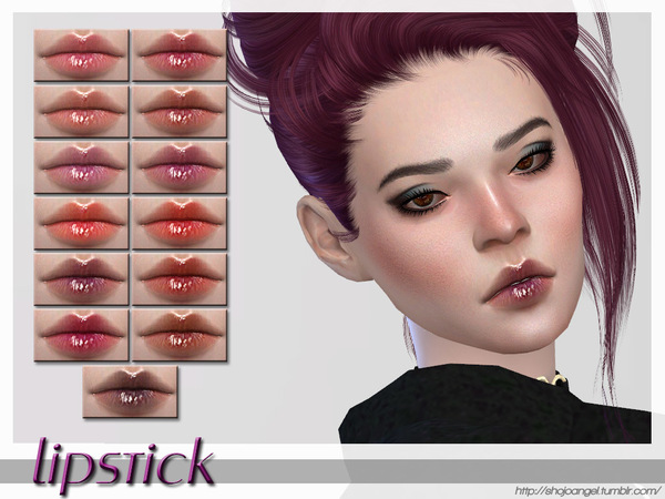 Sims 4 Lips Set 29 by ShojoAngel at TSR