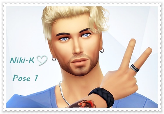 Sims 4 First pose gallery pack 4 at Niki.K Sims