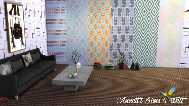 Sims 4 Modern wallpapers at Annett’s Sims 4 Welt